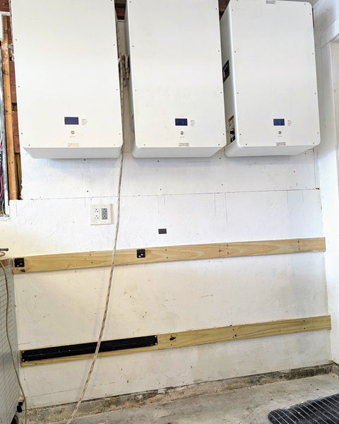 4I 48v DC Wall Mount Lifepo4 Battery - Solar Energy Storage - Inclusive Inc