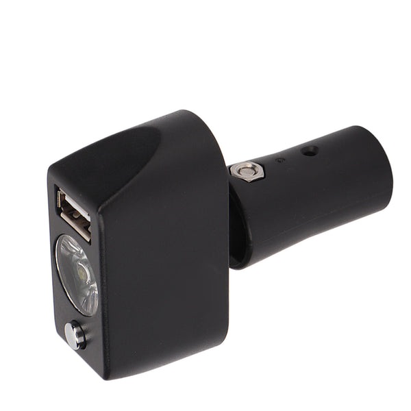 Power2Go Smartphone USB Charger and LED Light for Electric Wheelchair - With coil retractable cord - Inclusive Inc
