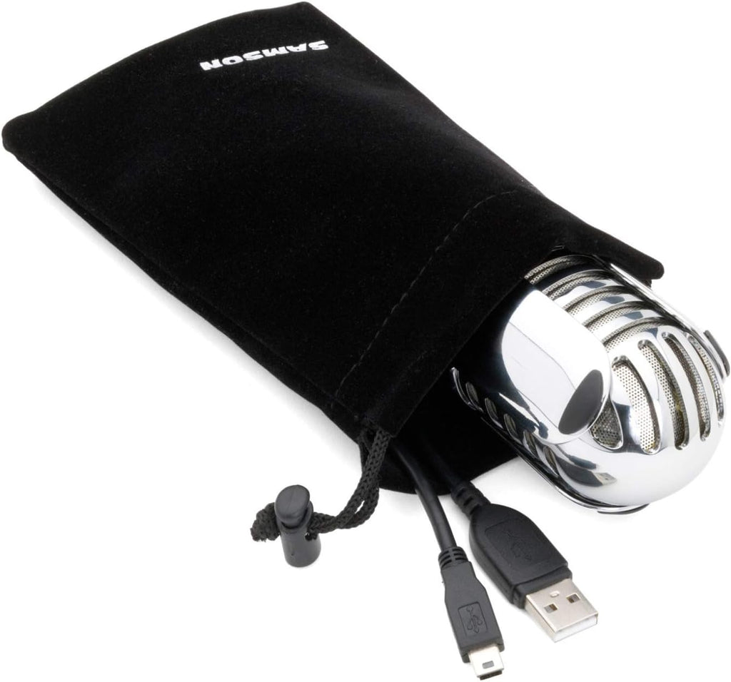 Meteor MIC USB Studio condensor microfoon (chrome) voor Dragon
