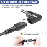 Power2Go v2 Charge any Laptop, Tablet, Tobii, or Augmentative Communication Device from Wheelchair 3-pin Socket or Batteries - 19v 5.2a 100w - Inclusive Inc