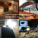 48v DC-Direct 4 Pack LED Bulbs - 10v to 60v for 12v / 24v / 36v / 48v Systems - Inclusive Inc