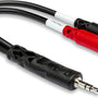 Y Splitter de 6 "Cable de adaptador - 1M2F - Un enchufe macho estéreo TRS de 3.5 mm a dos Jacks femenino TSF Mono de 3.5 mm de 3.5 mm