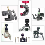 Choice of Clamps & Bases for any mount - Inclusive Inc