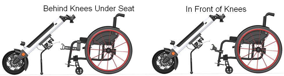 Commuter 36v 12" Electric Handbike Handcycle for Manual Wheelchairs - Inclusive Inc