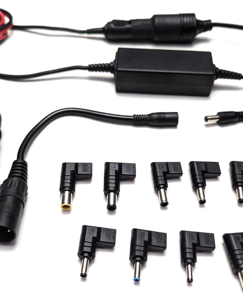 Power2Go v2 Charge any Laptop, Tablet, Tobii, or Augmentative Communication Device from Wheelchair 3-pin Socket or Batteries - 19v 5.2a 100w - Inclusive Inc