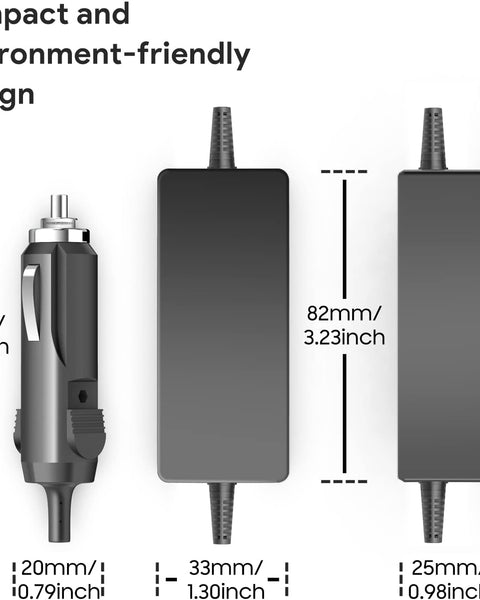 Power2Go-100W-Charger-Dimensions-82x33x25m