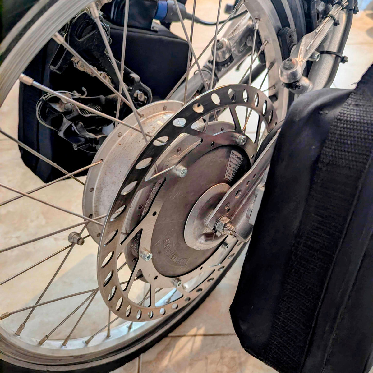 Stricker Quadriplegic Power-Assist Manual Wheelchair Attachable Handcycle (FREE DHL Shipping Worldwide)