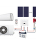 48V / 24V DC-DIRECT MINI-SPLIT SOLAR OFF-Grid Airconditioner Warmtewisselaar-28 SEER