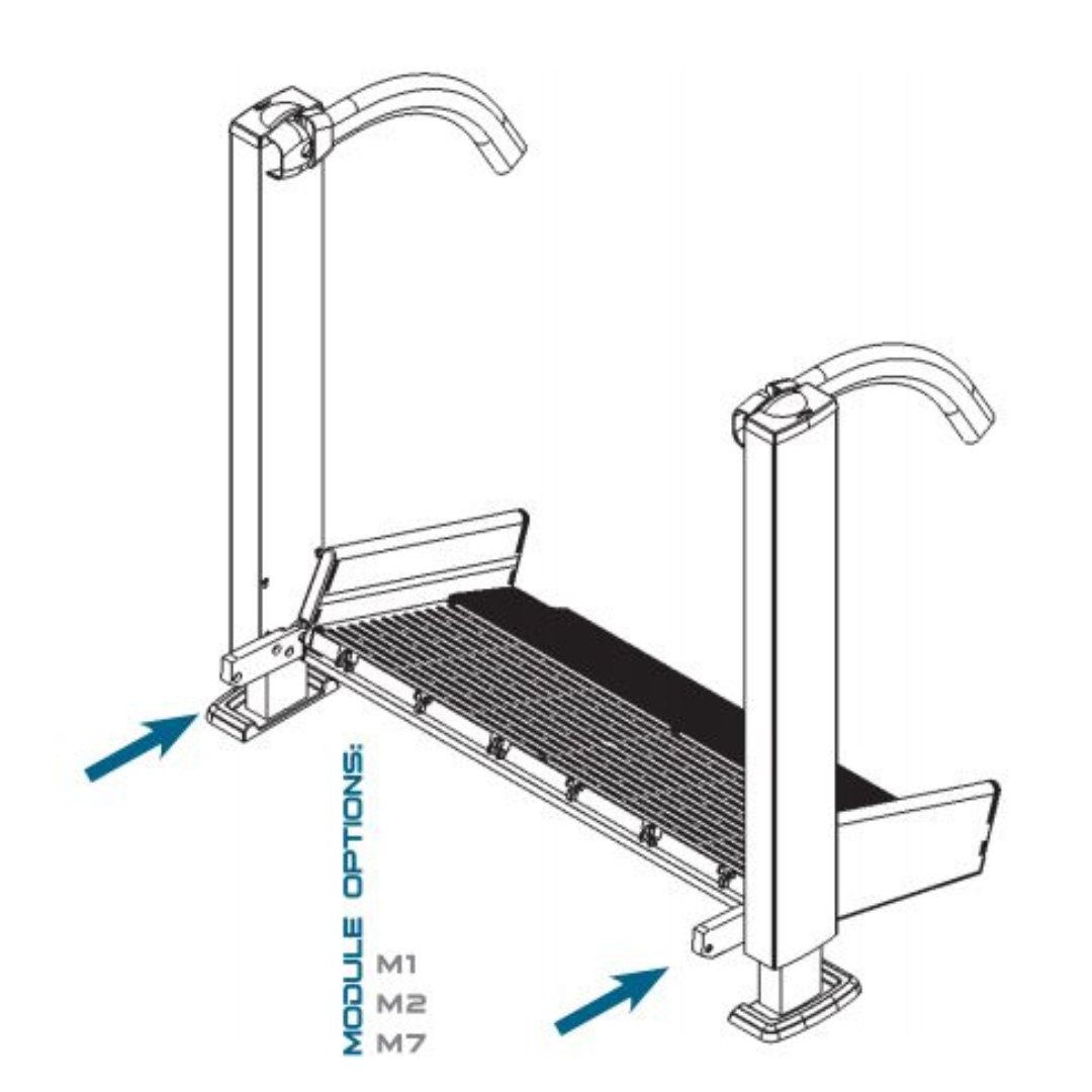 وحدة QRamp 4: 1.5 'دخول / خروج