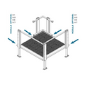 Qramp Module 8: 5' x 5' 90 Degree Platform