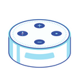 CareTalker Infrared أو Switch Activated Speakerphone مع قلادة لاسلكية لـ Stratus Cloud أو الاتصال الصوتي للأجهزة الصوتية