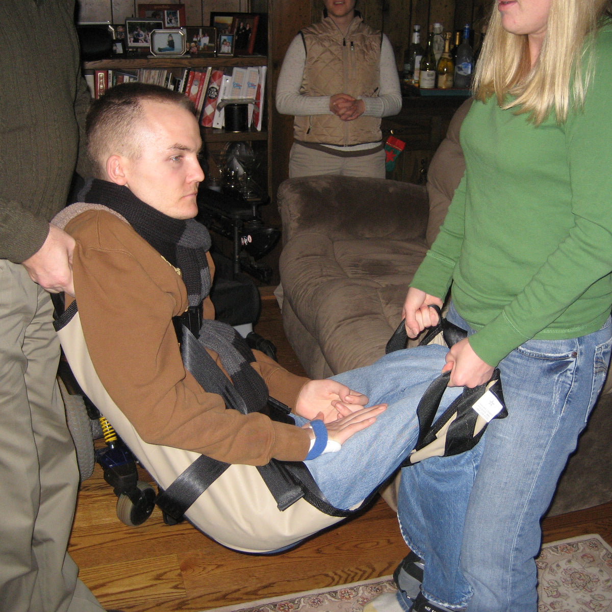 Comfort Carrier Patient Lift Sling for Wheelchair to Aircraft Transfers & Evacuation - FREE WORLDWIDE SHIPPING! - Inclusive Inc