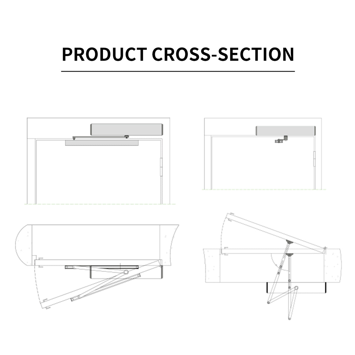 Maxstone Swing Door SW120 - صندوق مفتوح جديد