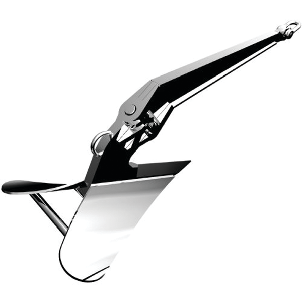 60lb Stainless Steel CQR Hinged Anchor
