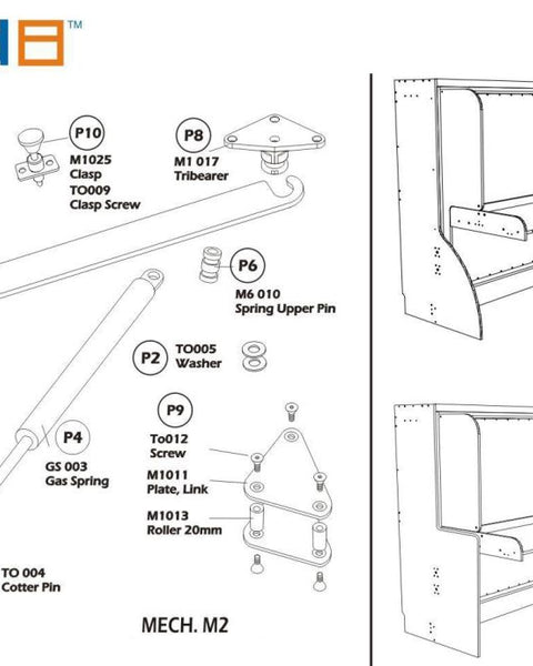 DIY Majestic Queen Do-It-Yourself Mechanism, Plans Drawings, & Assembly Instructions - Broadened Horizons Direct