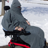 Comfort Coat Polartec Microfiber Fleece Wheelchair Poncho - Broadened Horizons Direct