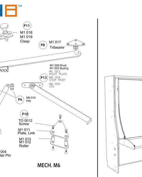 DIY Majestic Queen Do-It-Yourself Mechanism, Plans Drawings, & Assembly Instructions - Broadened Horizons Direct