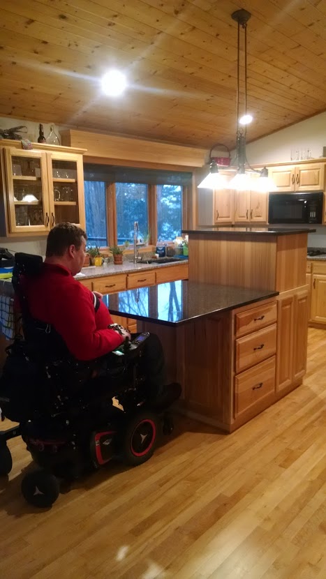 Cuisine accessible en fauteuil