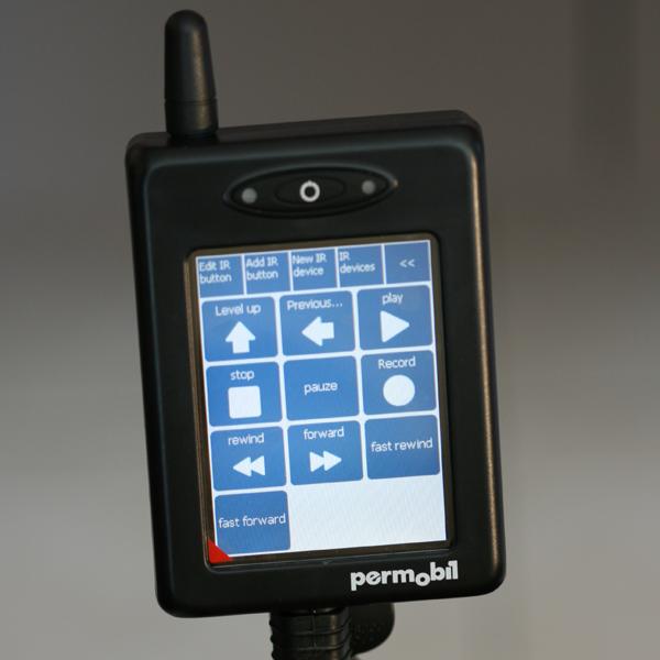 Permobil display of  IOM  input or output secondary controls