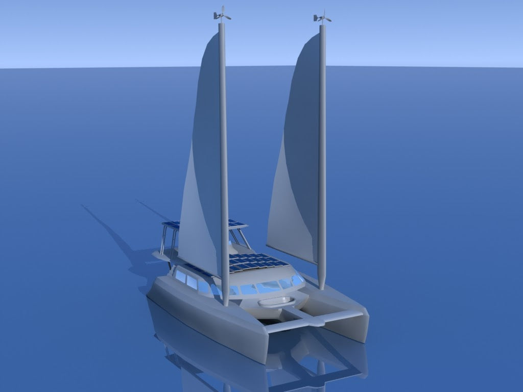Catamarã à Vela Inclusivo Two-If-By-By-Sea