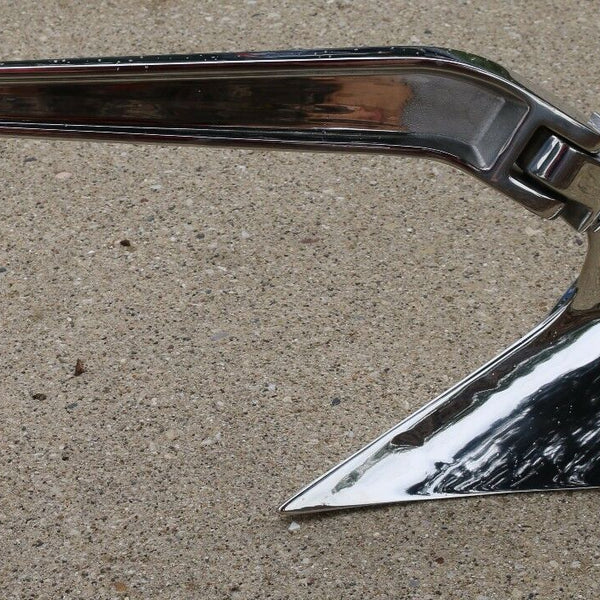 60lbs 27kg CQR Anchor - Lewmar Stainless Steel Swivel Hinged Plow - Used Like New 