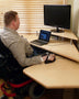 The Maverick Command Center Powered Height Adjustable Workstation Package & FREE USA SHIPPING - Broadened Horizons Direct