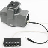  camera motorized pan and tilt tripod head with five ability switch adapter box