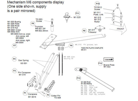DIY Majestic Queen Do-It-Yourself Mechanism, Plans Drawings, & Assembly Instructions - Broadened Horizons Direct