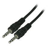 5 Pack - 6ft 3.5mm Mono 2 conductor Male to Male Cable for PowerGrip - Broadened Horizons Direct