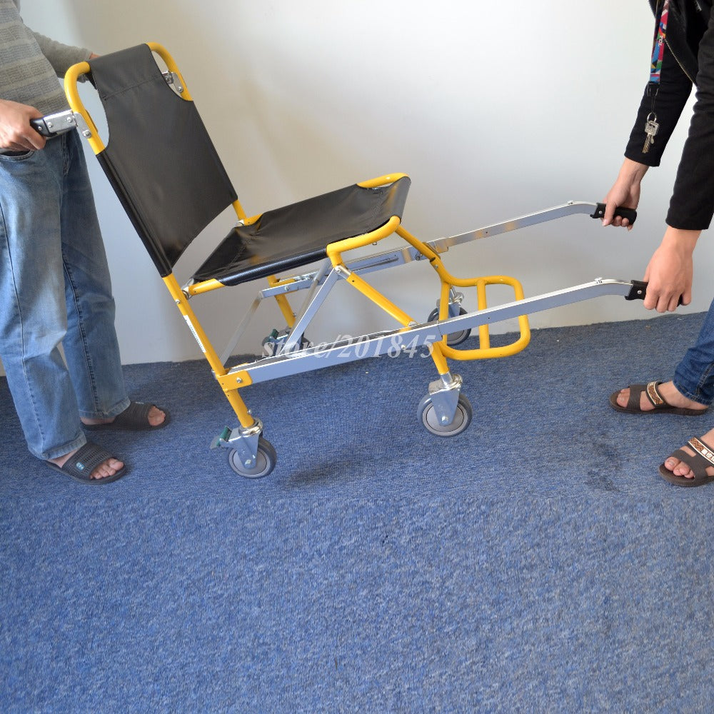Portable Folding Handicapped Aircraft Aisle Wheelchair