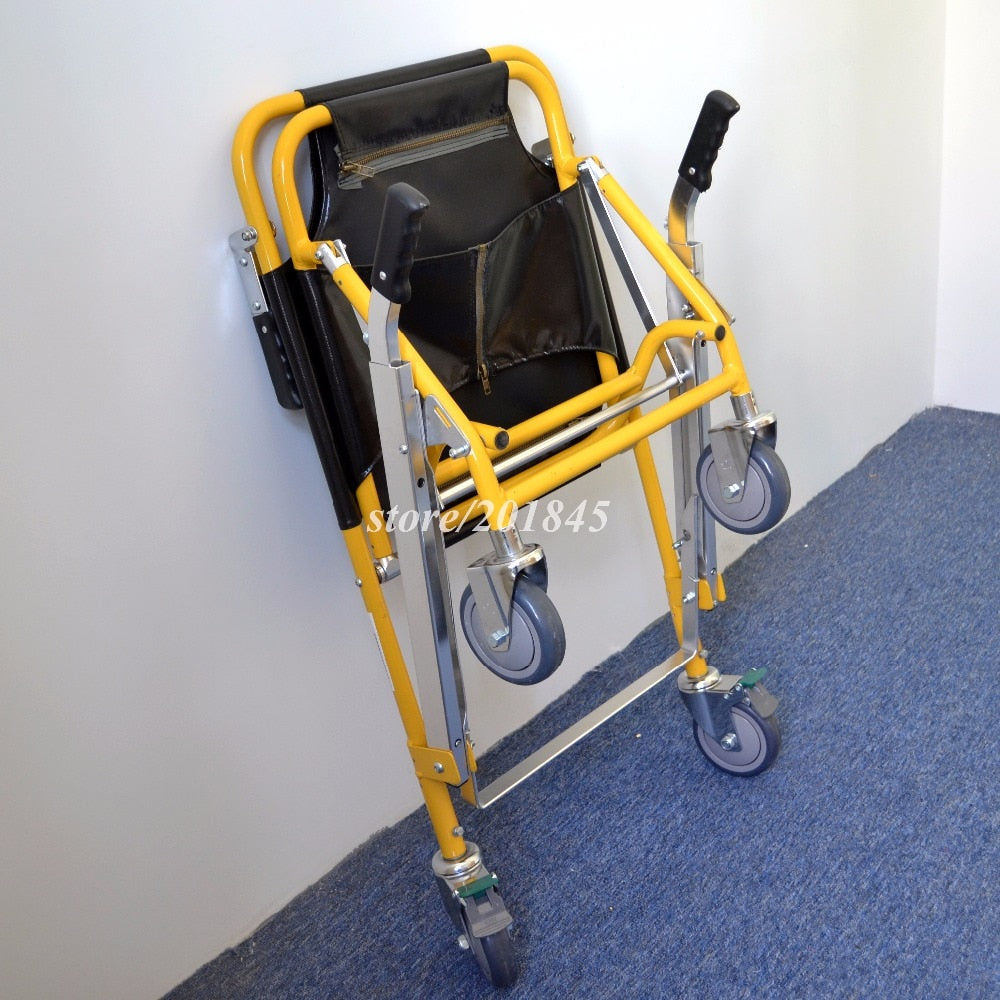 Portable Folding Handicapped Aircraft Aisle Wheelchair