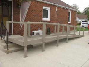 Qramp Module 8: 5' x 5' 90 Degree Platform - Broadened Horizons Direct
